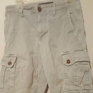 American Eagle Grey Shorts Active Flex